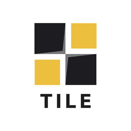 Vector logo of tiles, floorsのイラスト素材