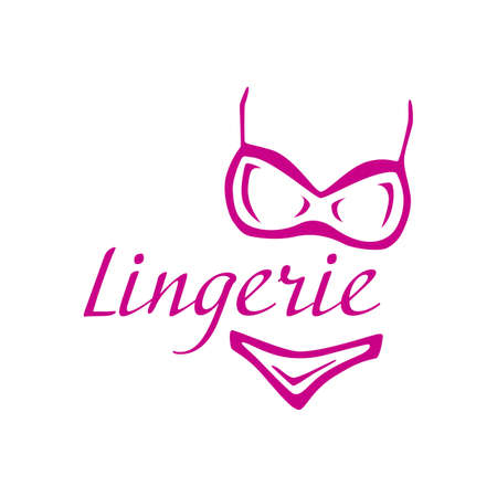 Vector logo of a lingerie storeのイラスト素材