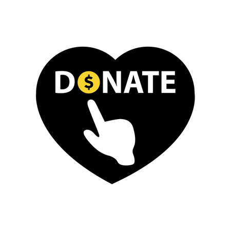 Vector logo of money donateのイラスト素材
