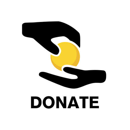 Vector logo of money donateのイラスト素材