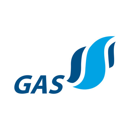 Vector logo of the gas station, equipmentのイラスト素材