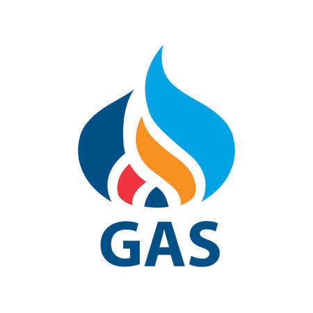Vector logo of the gas station, equipmentのイラスト素材