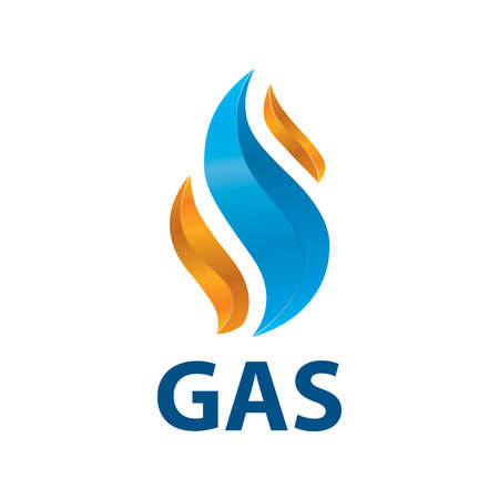 Vector logo of the gas station, equipmentのイラスト素材