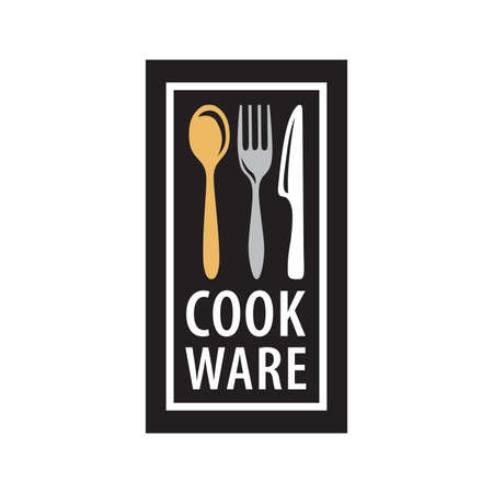 Vector logo of the cookware and dining utensils storeのイラスト素材