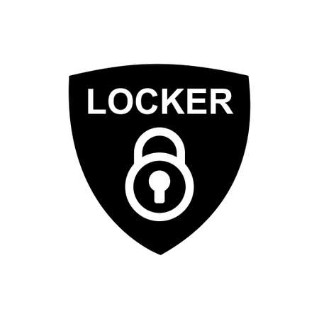 Vector logo of a storage lockerのイラスト素材