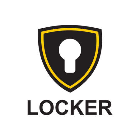 Vector logo of a storage lockerのイラスト素材