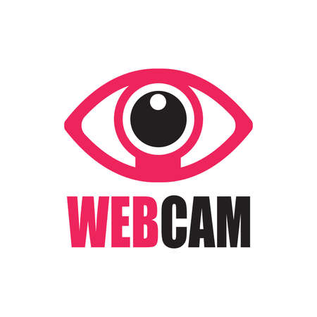 Vector logo of webcam studio, private chatのイラスト素材
