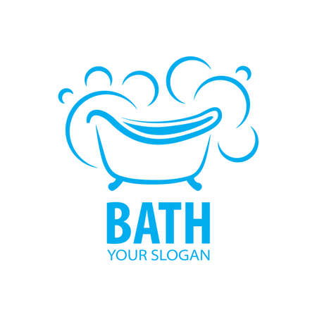 Vector logo of plumbing, bathroom and showerのイラスト素材