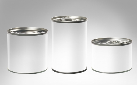 cylindrical packing containerの写真素材