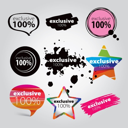 icons exclusiveのイラスト素材