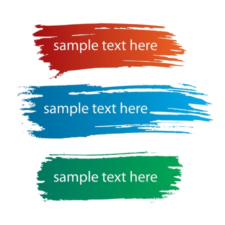 color ink streaks of paint stainsのイラスト素材