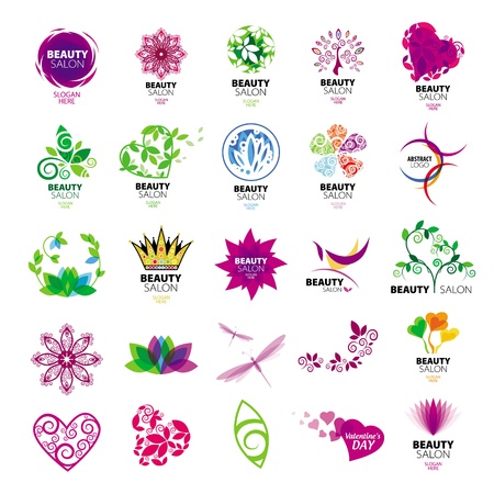collection of vector logos for beauty salons collection of vector logos for beauty salons