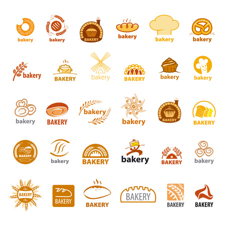 biggest collection of vector icons bakeryのイラスト素材