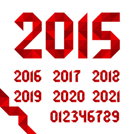 set of vector ribbons dates for calendarsのイラスト素材