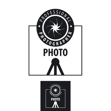 vector icon for photographer lens on a tripodのイラスト素材