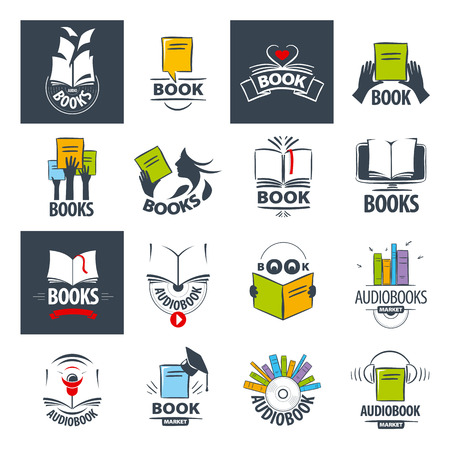 biggest collection of vector icons booksのイラスト素材