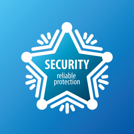 vector icon of protection in the form of starsのイラスト素材