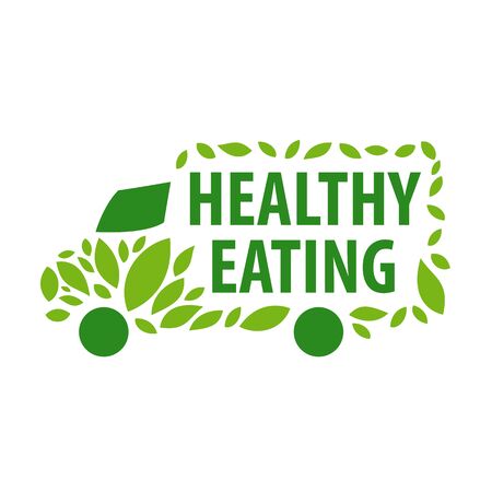 delivery of healthy eatingのイラスト素材