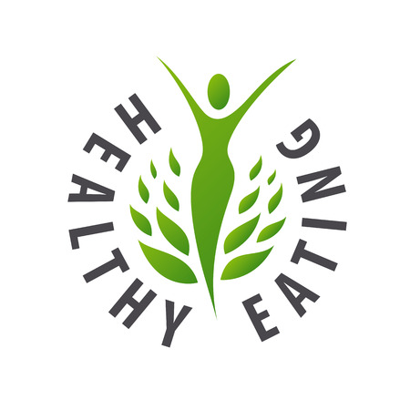 girl for healthy foodのイラスト素材