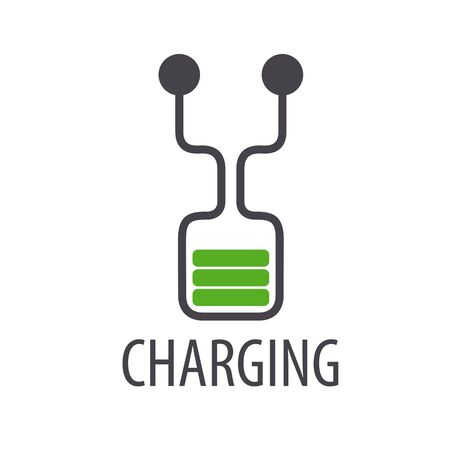 vector  abstract battery chargeのイラスト素材