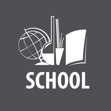 vector logo accessories for studies in schoolのイラスト素材