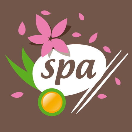 Abstract vector logo accessories for spa salonのイラスト素材
