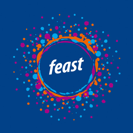 Round abstract vector for a holidayのイラスト素材