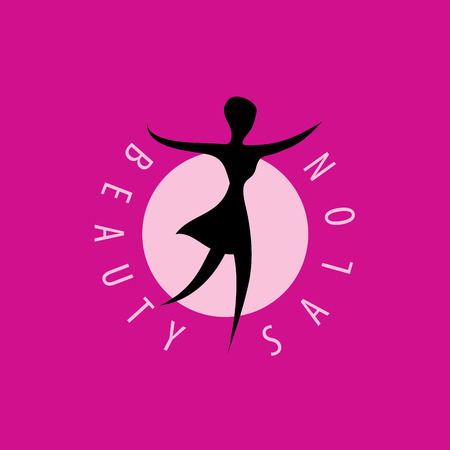 Beauty Female Face Logo Design.Cosmetic salon logo design. Creative Woman Face Vectorのイラスト素材