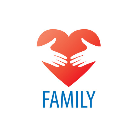 abstract vector sign for the family and the union peopleのイラスト素材