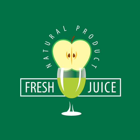 vector icon fresh juice from natural productsのイラスト素材