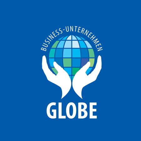 Template vector abstract Earth logo. Globe signのイラスト素材