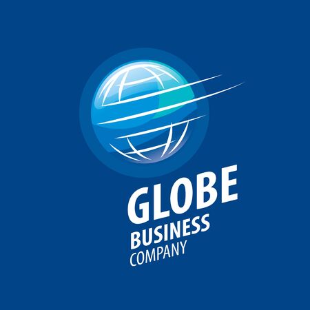 Template vector abstract Earth logo. Globe signのイラスト素材