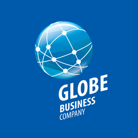 Template vector abstract Earth logo. Globe signのイラスト素材