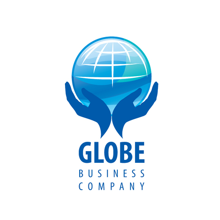 Template vector abstract Earth logo. Globe signのイラスト素材