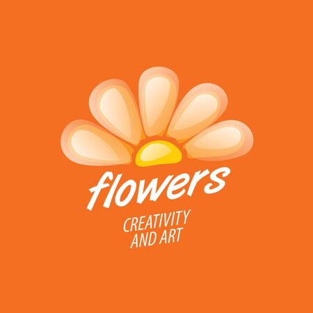 abstract floral design logo, plant vector illustrationのイラスト素材