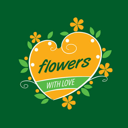 abstract floral design , plant vector illustrationのイラスト素材