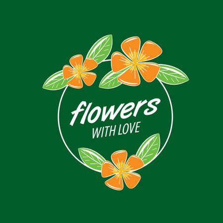 abstract floral design , plant vector illustrationのイラスト素材