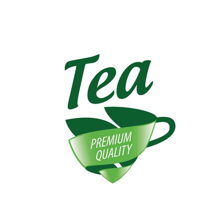 Illustration of tea. design Element vector  templateのイラスト素材