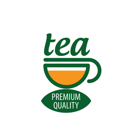 Illustration of tea. design Element vector  templateのイラスト素材