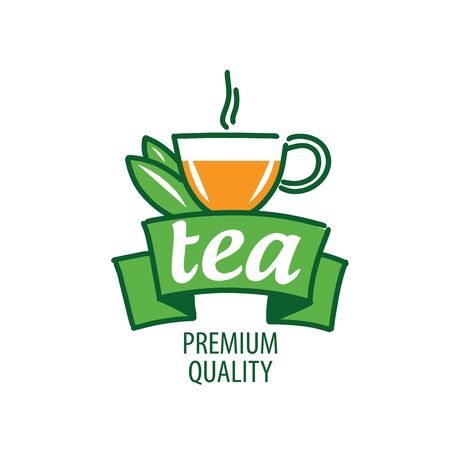 Illustration of tea. design Element vector  templateのイラスト素材