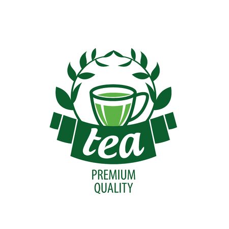 Illustration of tea. design Element vector  templateのイラスト素材