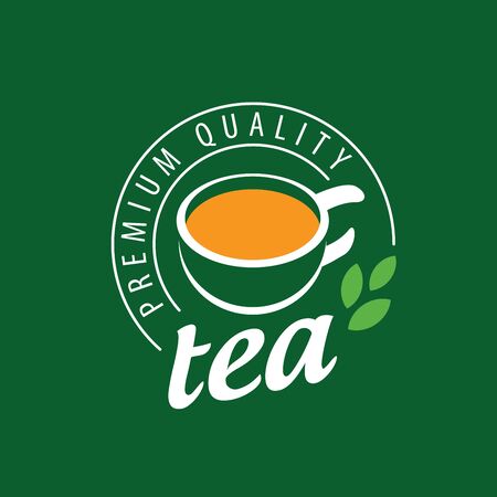 Illustration of tea. design Element vector  templateのイラスト素材
