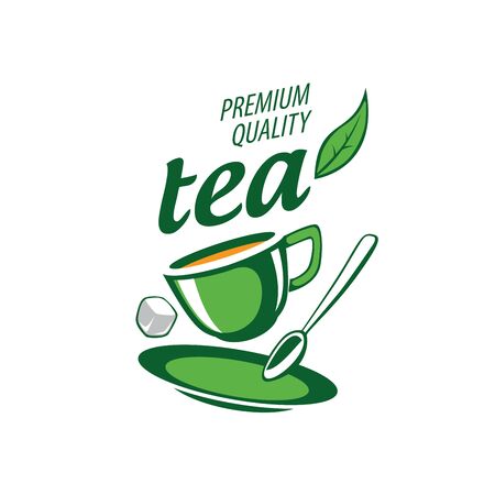 Illustration of tea. design Element vector  templateのイラスト素材