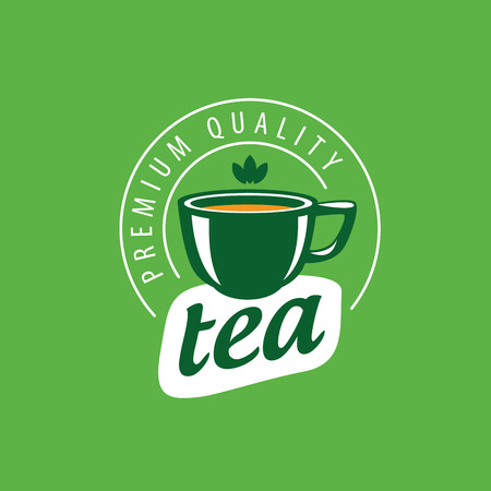 Illustration of tea. design Element vector  templateのイラスト素材