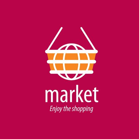 Vector logo template for shopping. Concepts and ideasのイラスト素材