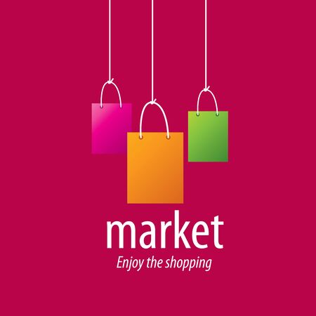 Vector  template for shopping. Concepts and ideasのイラスト素材