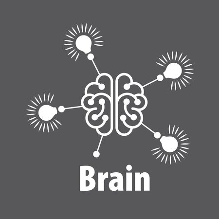 Illustration of the brain.のイラスト素材