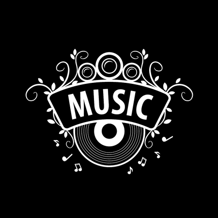 Abstract template for music and sound.のイラスト素材