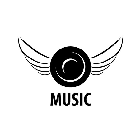Abstract logo for music and sound. Vector patternのイラスト素材