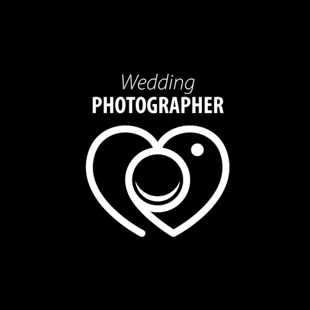 Vector logo template for a photographer or studioのイラスト素材